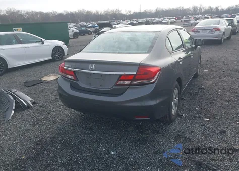 2013 Honda Civic Lx from USA, damaged, VIN 2HGFB2F54DH596901